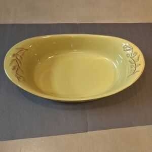 Olive Green Ceramic Serving Dish